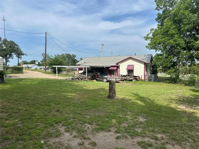 a swimming pool view with a outdoor space
