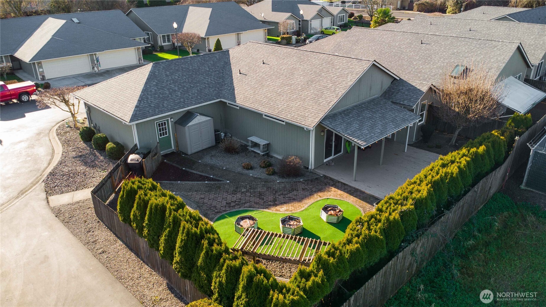 5558 Solo Point Drive Longview, WA 98632 - Photo 36 of 40 an aerial view of a house