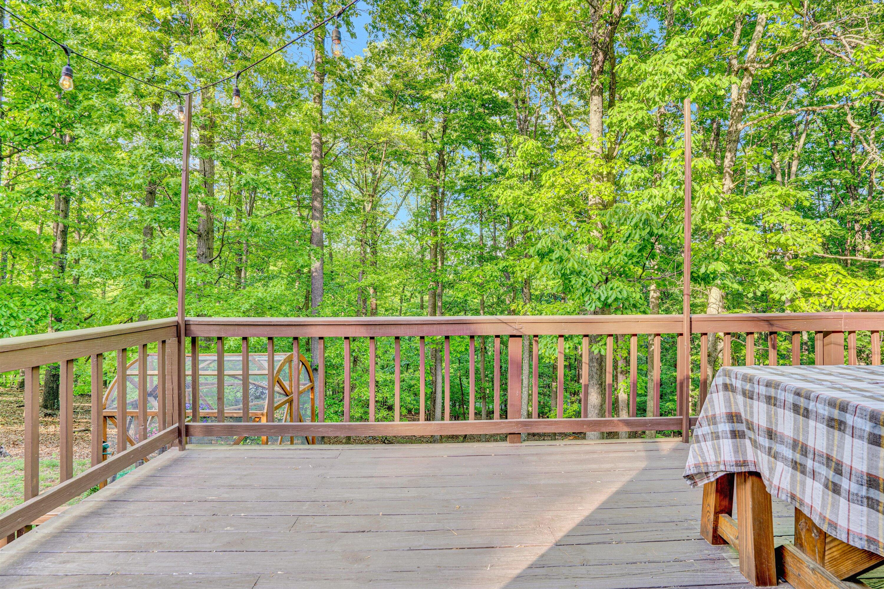 1033 Hickory Falls Road Blue Ridge, VA 24064 - Photo 16 of 52 a view of balcony with furniture
