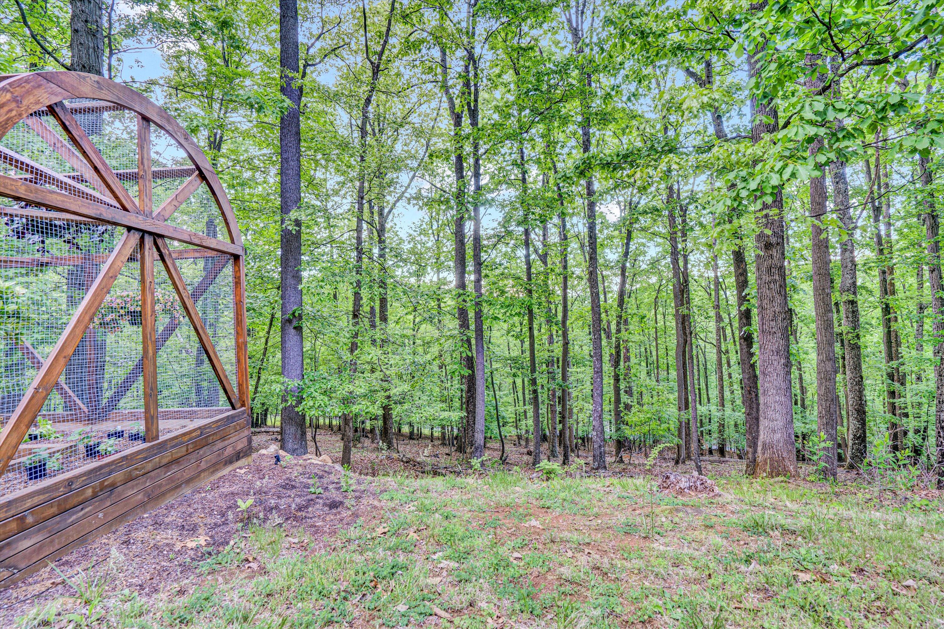1033 Hickory Falls Road Blue Ridge, VA 24064 - Photo 48 of 52 a backyard of a house with a yard and outdoor seating
