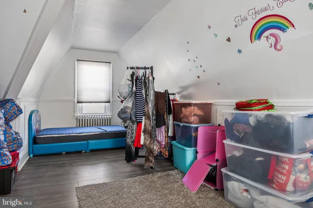 a room with furniture