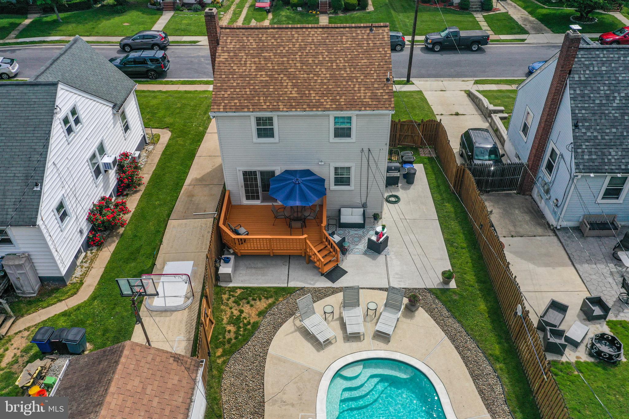5566 Ashbourne Road Baltimore, MD 21227 - Photo 37 of 54 Back Yard and Pool