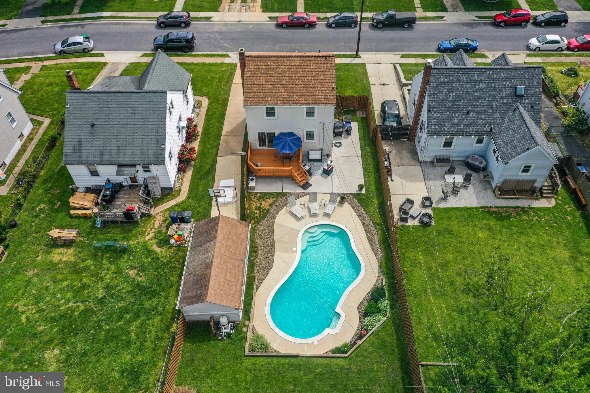 5566 Ashbourne Road Baltimore, MD 21227 - Photo 46 of 54 Back Yard and Pool