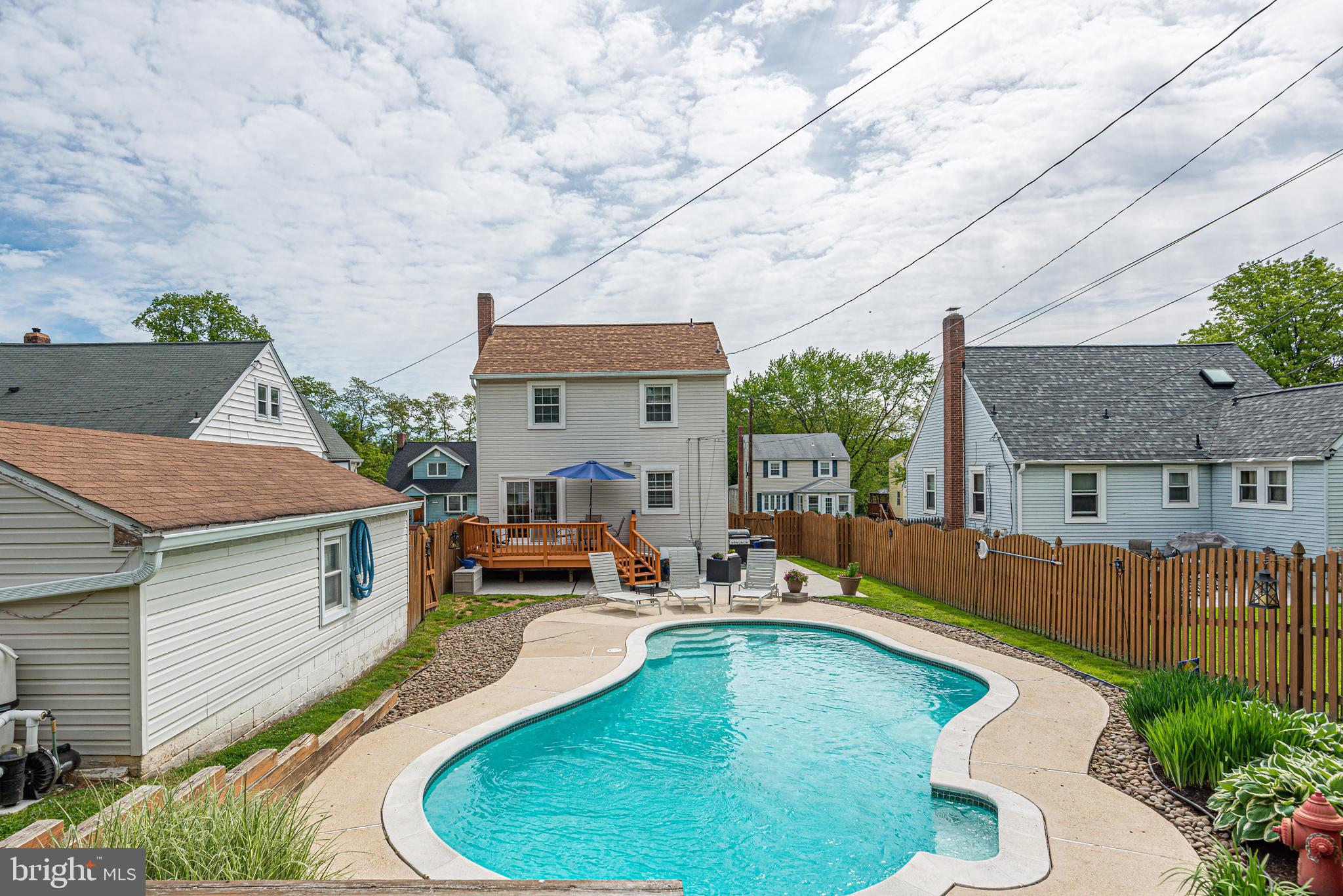 5566 Ashbourne Road Baltimore, MD 21227 - Photo 47 of 54 Rear Yard and Pool