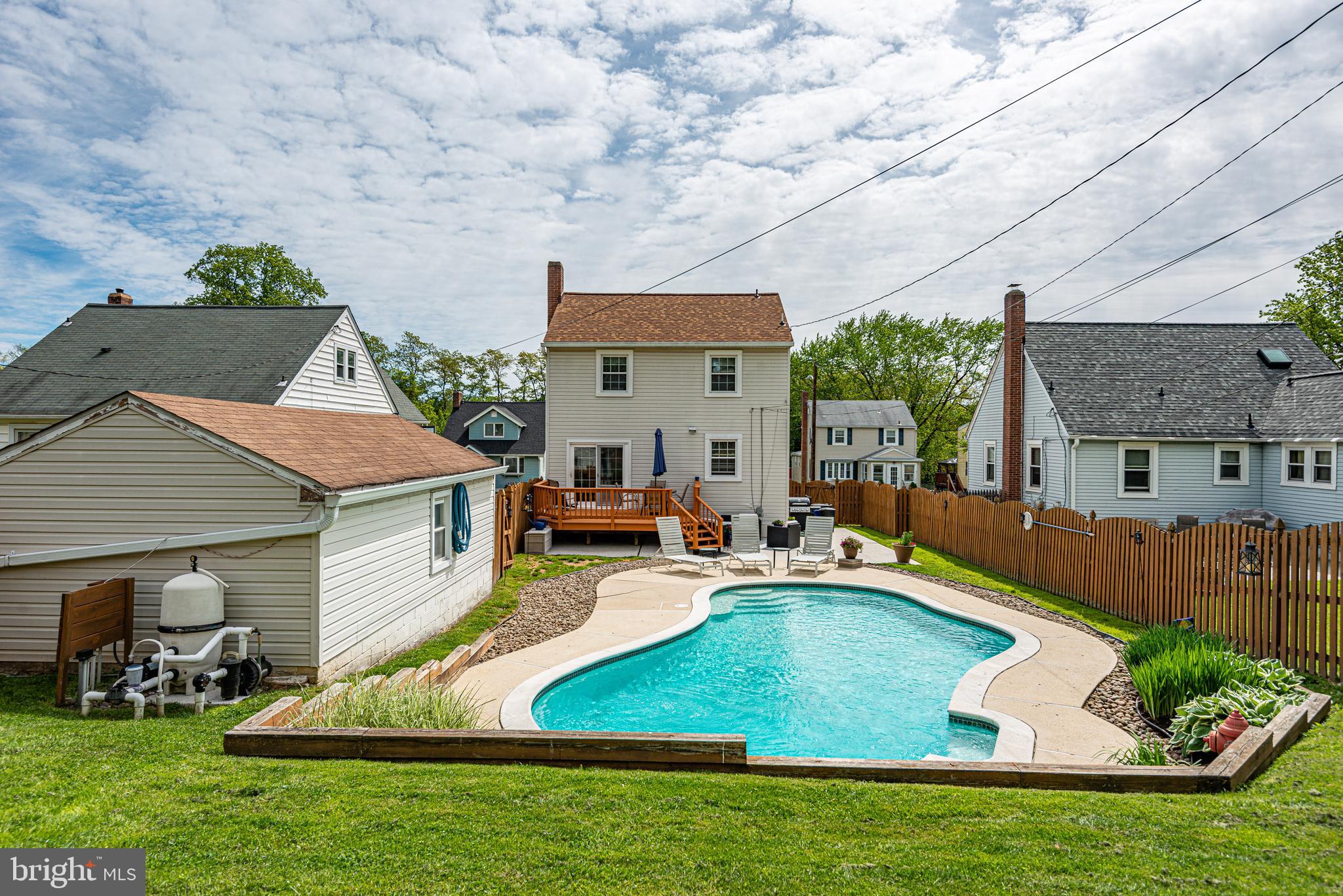 5566 Ashbourne Road Baltimore, MD 21227 - Photo 48 of 54 Rear Yard and Pool