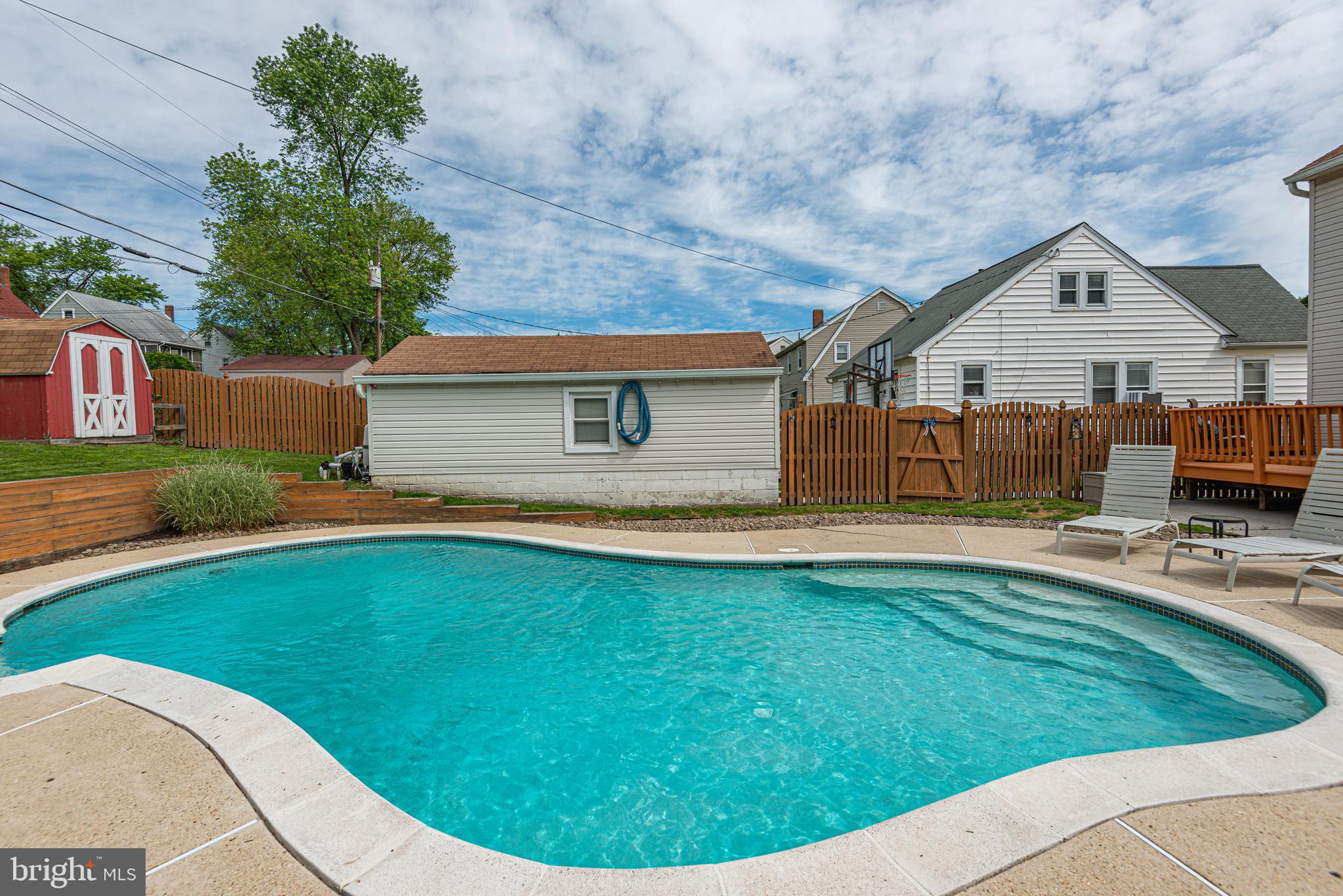 5566 Ashbourne Road Baltimore, MD 21227 - Photo 49 of 54 Rear Yard and Pool