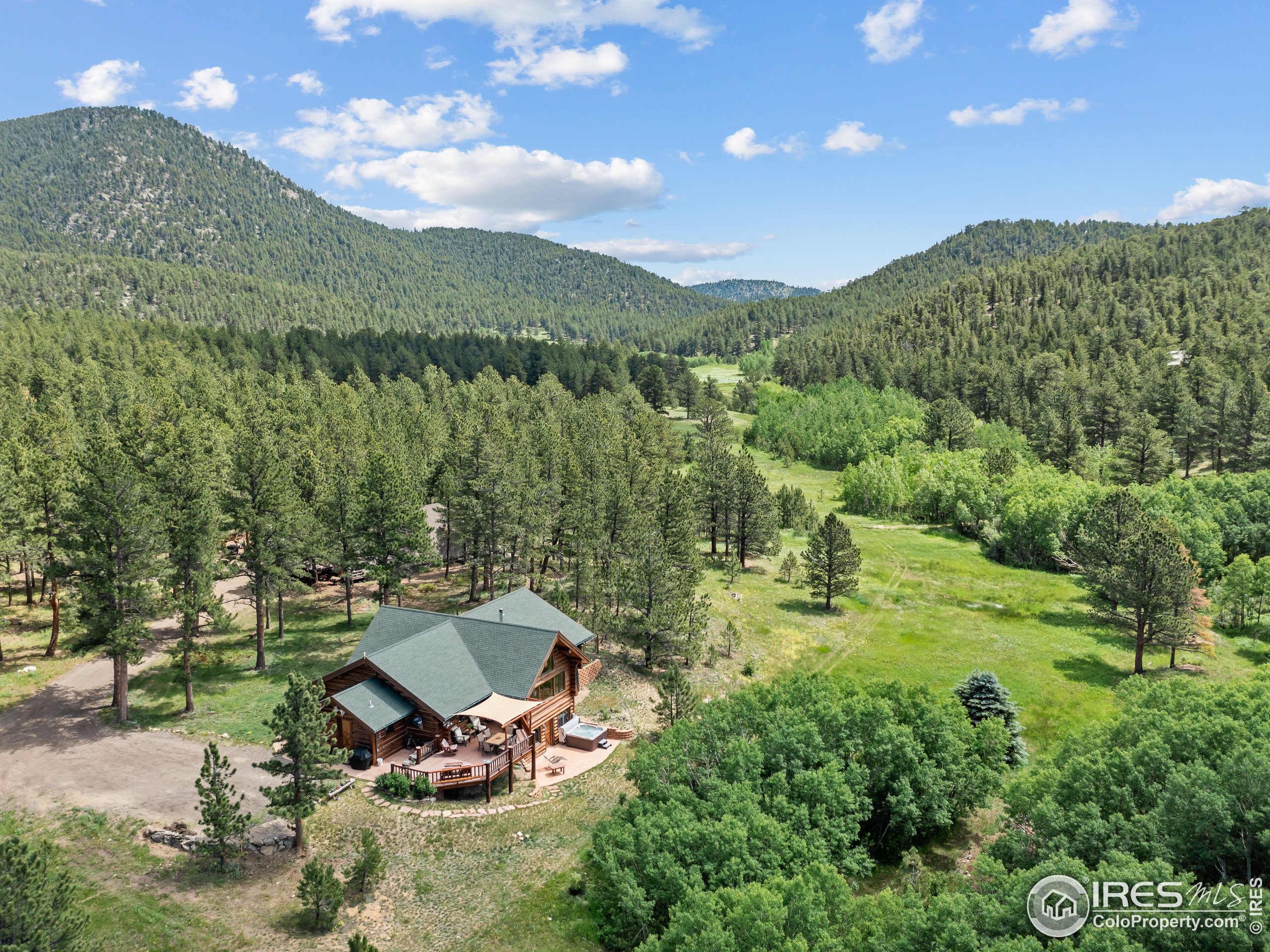 470 Big John Road Lyons, CO 80540 - Photo 17 of 38 a view of a lake with a mountain