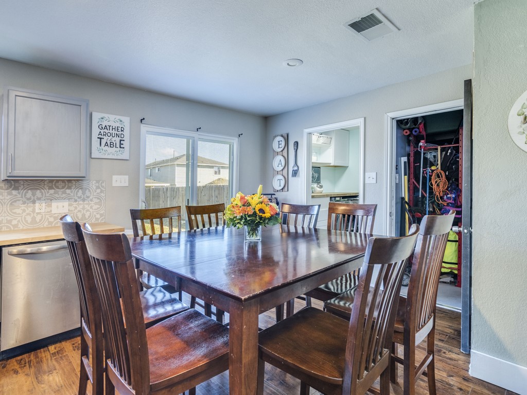 13021 Maidenhair Trail Elgin, TX 78621 - Photo 6 of 25 a dining room with furniture and window