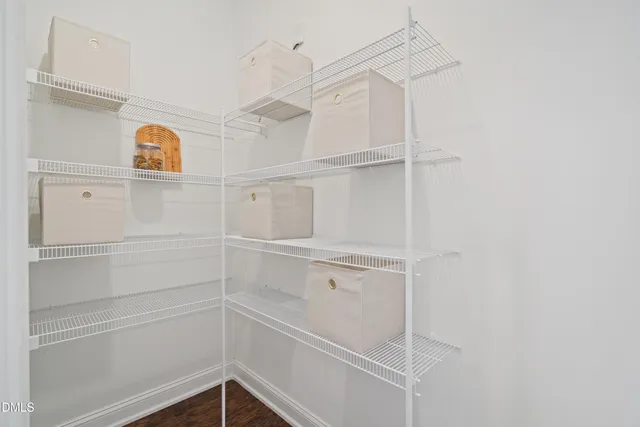 a view of walk in closet