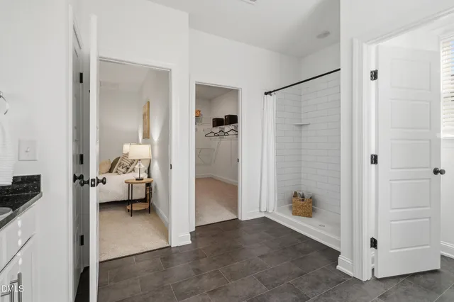 a view of balcony with furniture