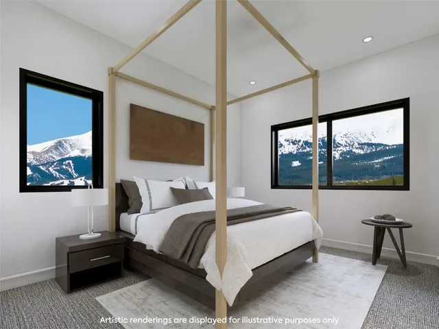 a bird view of a house