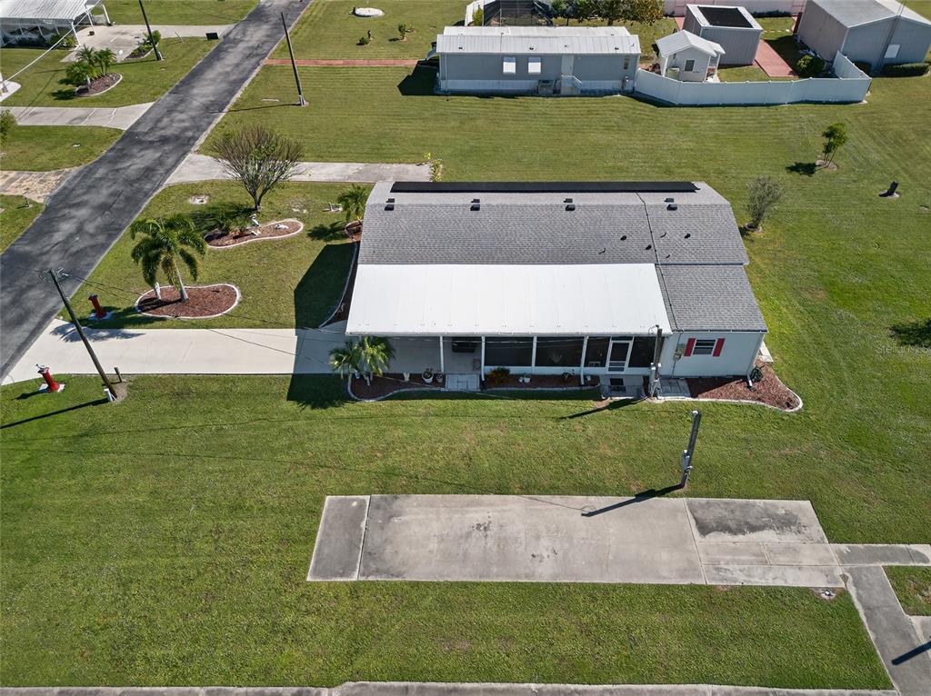 29221 Orangewood Street Punta Gorda, FL 33982 - Photo 28 of 38 an aerial view of a house with a garden