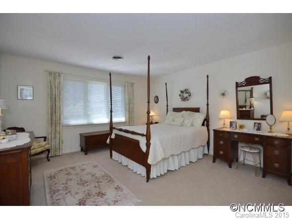 503 Crowfields Lane Asheville, NC 28803 - Photo 14 of 20 a bedroom with a bed window and a table