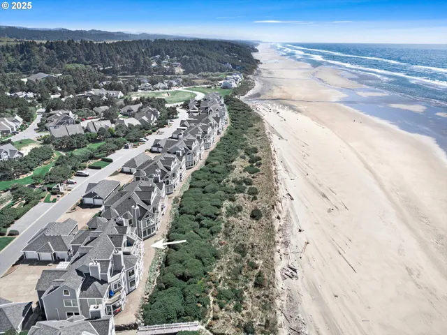 a view of an ocean and beach