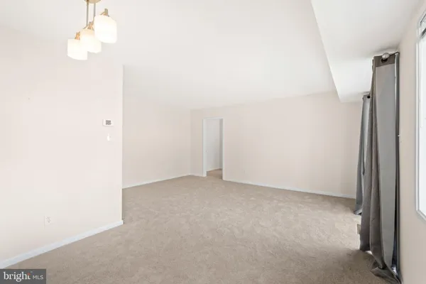 a view of an empty room
