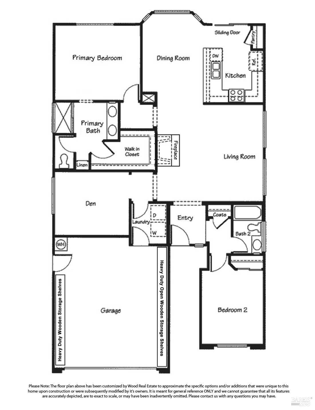 359 Glenn Lakes Drive Rio Vista, CA 94571 - Photo 34 of 34 floor plan, the "Pebble Beach"