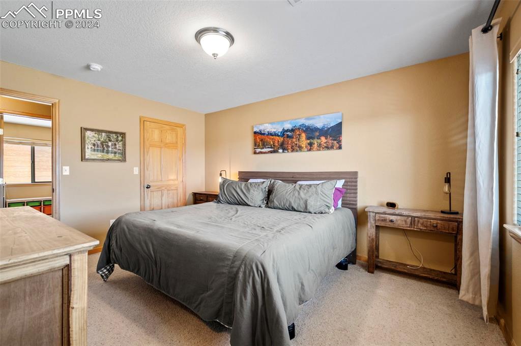 3156 High Creek Road Fairplay, CO 80440 - Photo 18 of 21 a bedroom with a bed and a cabinets