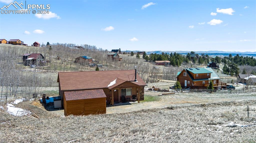 3156 High Creek Road Fairplay, CO 80440 - Photo 3 of 21 a view of a terrace with sitting area