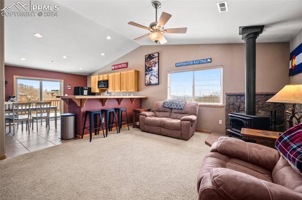 3156 High Creek Road Fairplay, CO 80440 - Photo 10 of 21 a living room with furniture and a large window