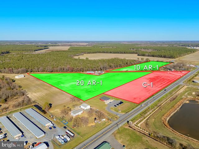 an aerial view of a pool