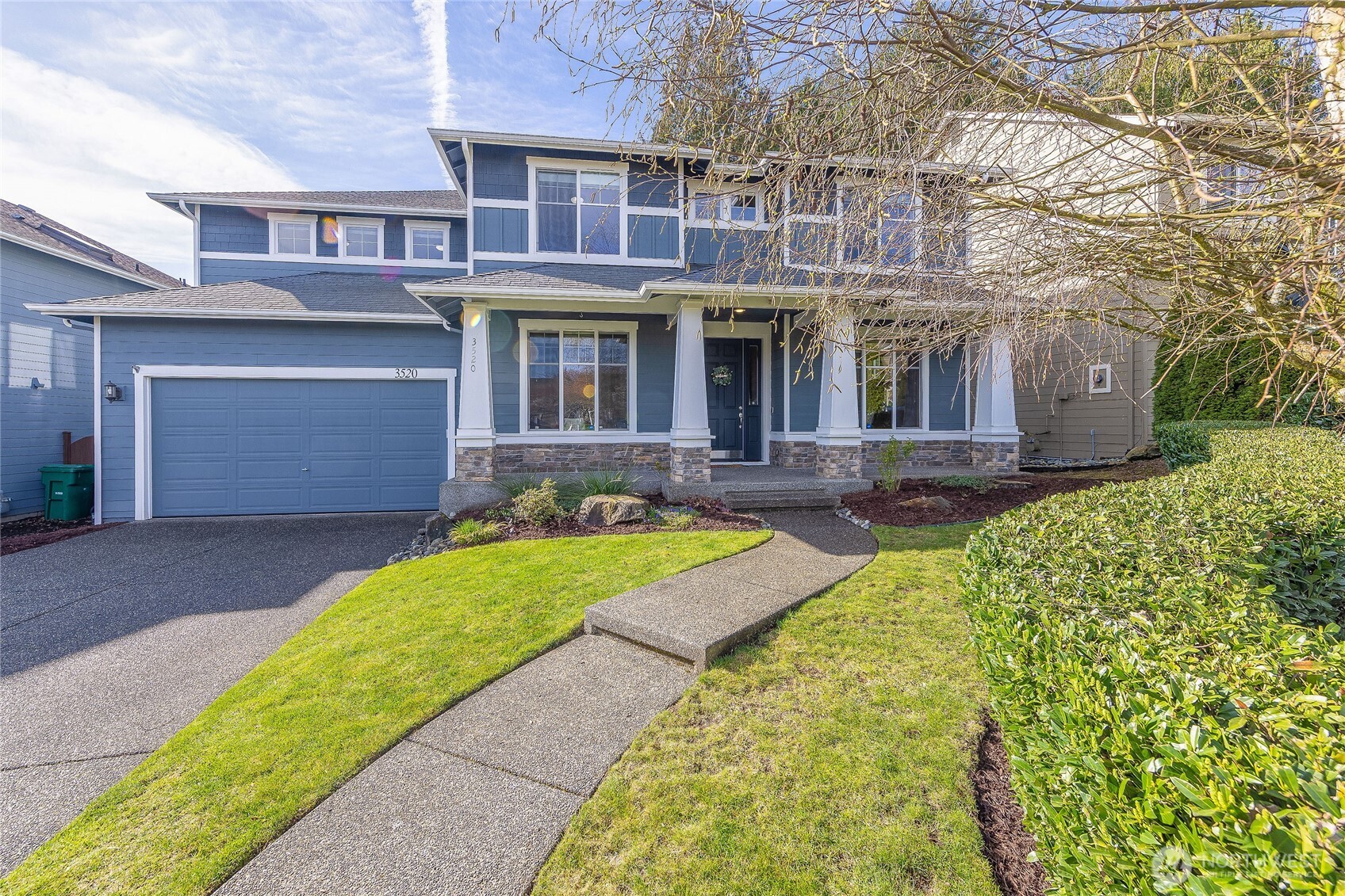 3520 158th Place Southeast Bothell, WA 98012 - Photo 1 of 1 a front view of a house with a yard