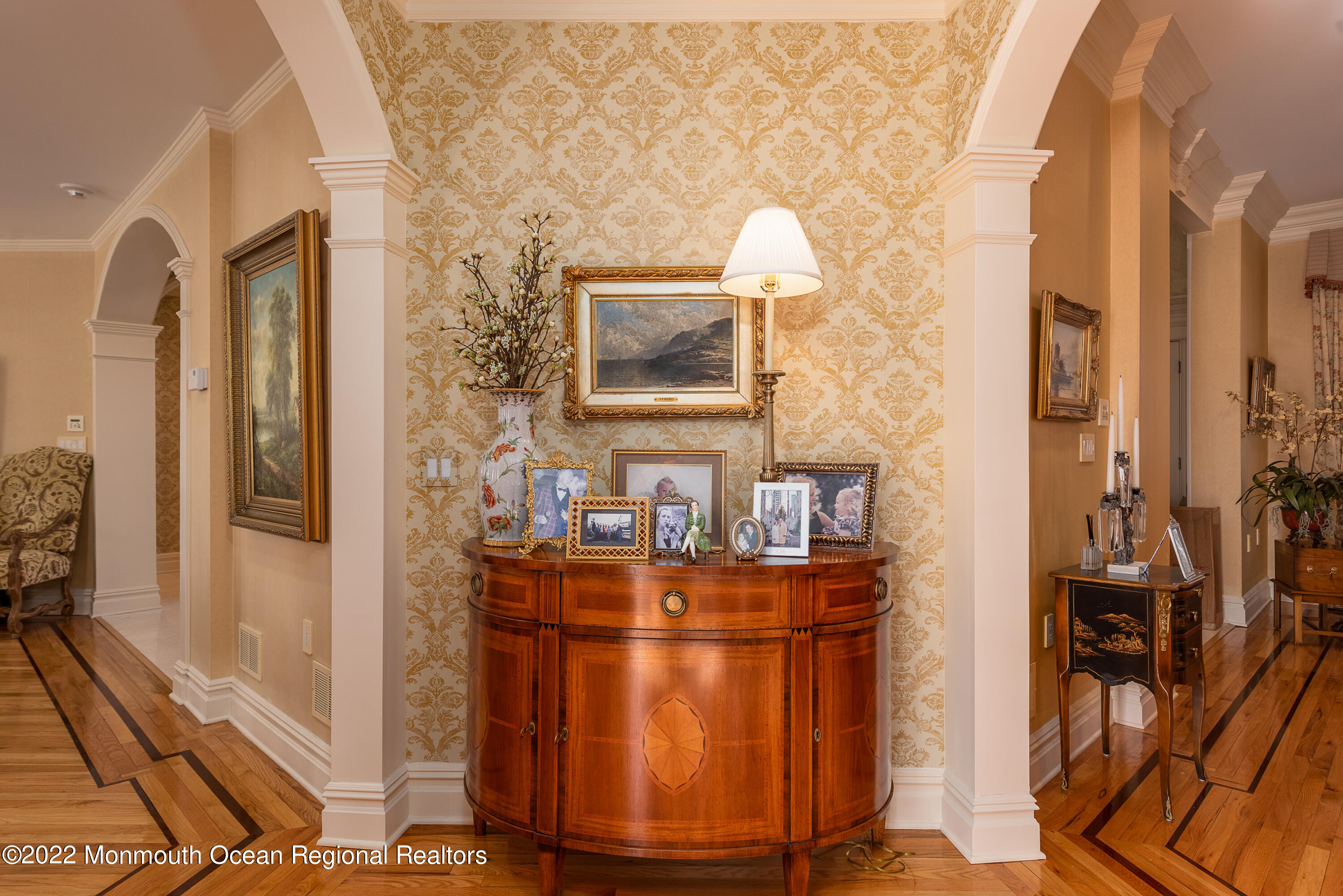 24 Conover Lane Rumson, NJ 07760 - Photo 9 of 39 a workspace with wooden floor and furniture