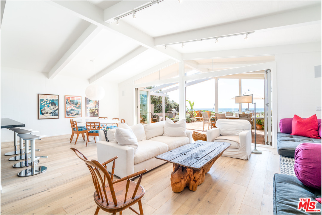 31034 Broad Beach Road Malibu, CA 90265 - Photo 2 of 21 a living room with furniture and a large window