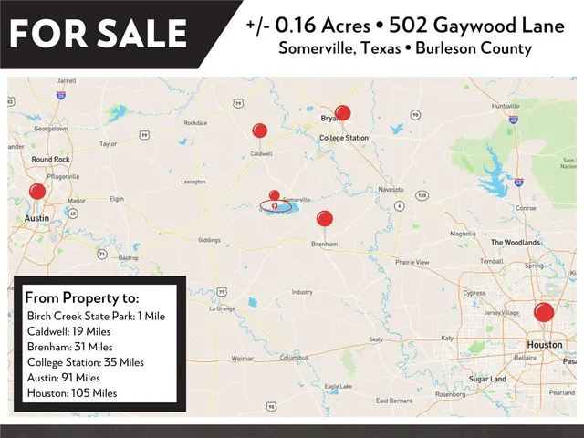 $20,000 | 502 Gaywood Lane, Somerville, TX 77879