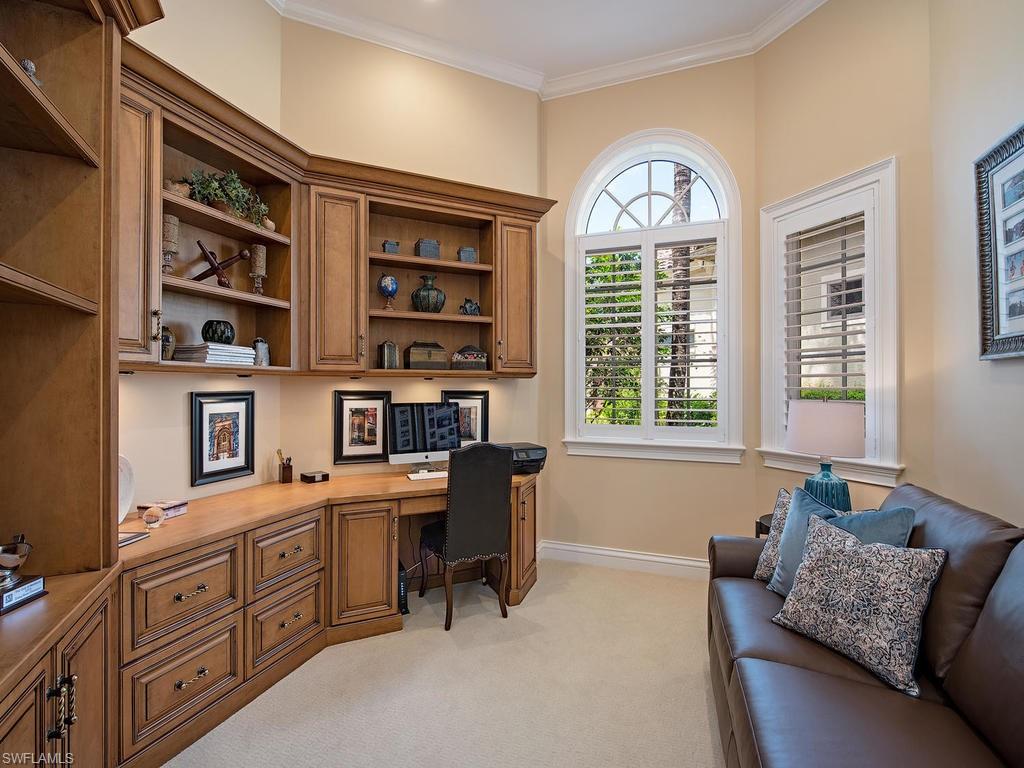 14903 Bellezza Lane Naples, FL 34110 - Photo 12 of 25 a workspace with furniture and a window