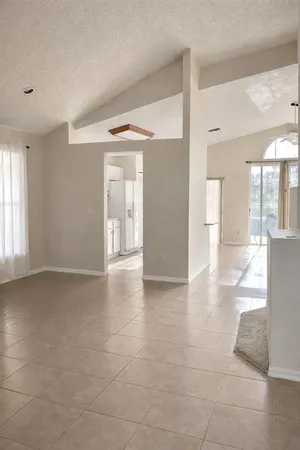 a view of a livingroom with a furniture