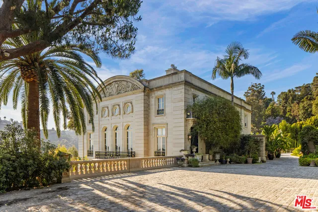 a view of a building with a street