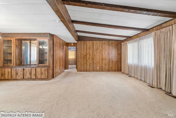 a view of an empty room