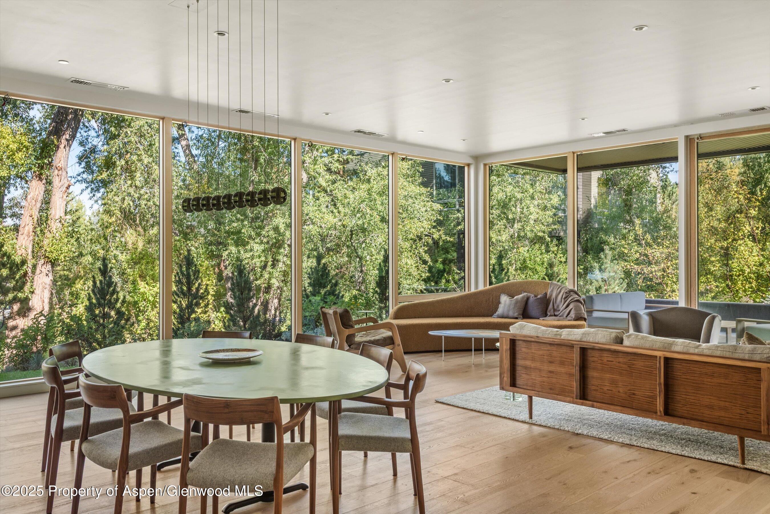 103 Willow Road, Unit 207 Basalt, CO 81621 - Photo 7 of 14 a view of a dining room with furniture window and outside view