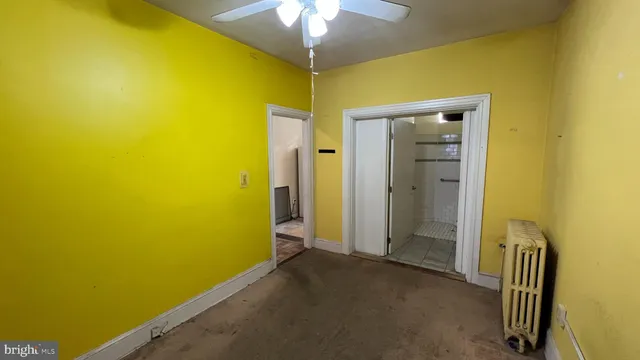 a view of a bathroom with a shower