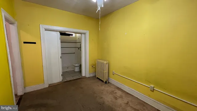 a view of a room with closet