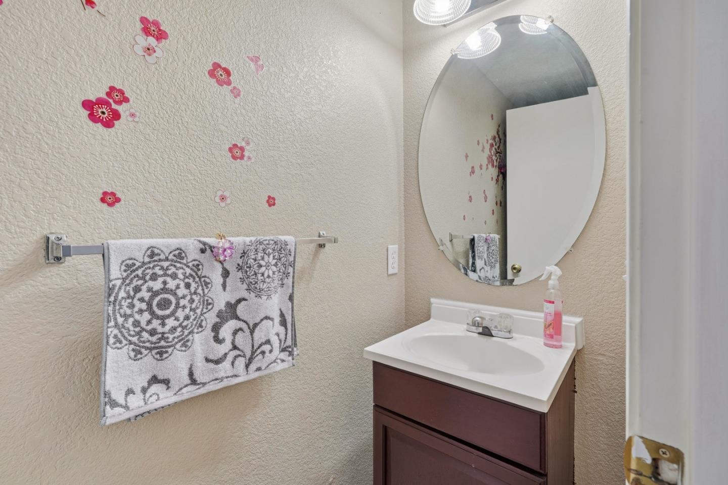 521 Leamon Street Tracy, CA 95376 - Photo 18 of 31 a bathroom with a sink vanity and a mirror
