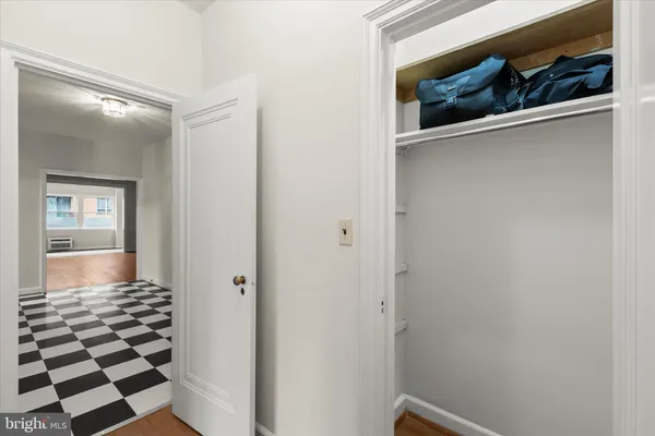 a view of a storage & utility room