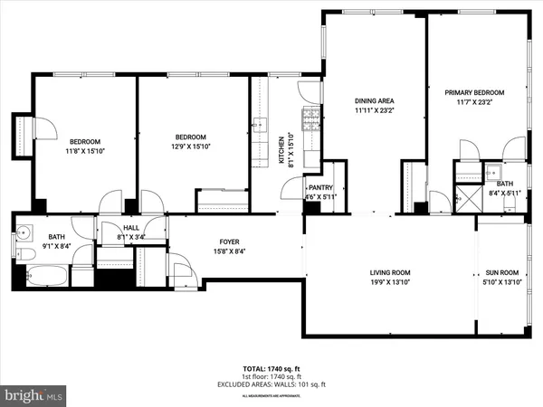 a picture of a floor plan