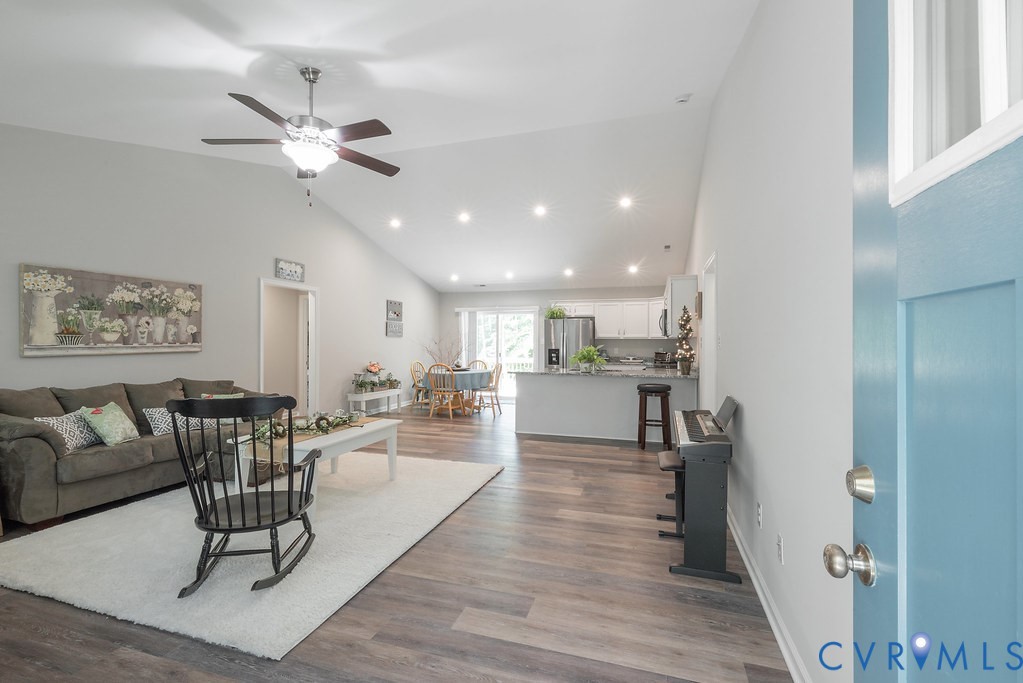 1046 Orchid Road Mineral, VA 23117 - Photo 5 of 50 Enter into the Family Room with LVT flooring, Vaul