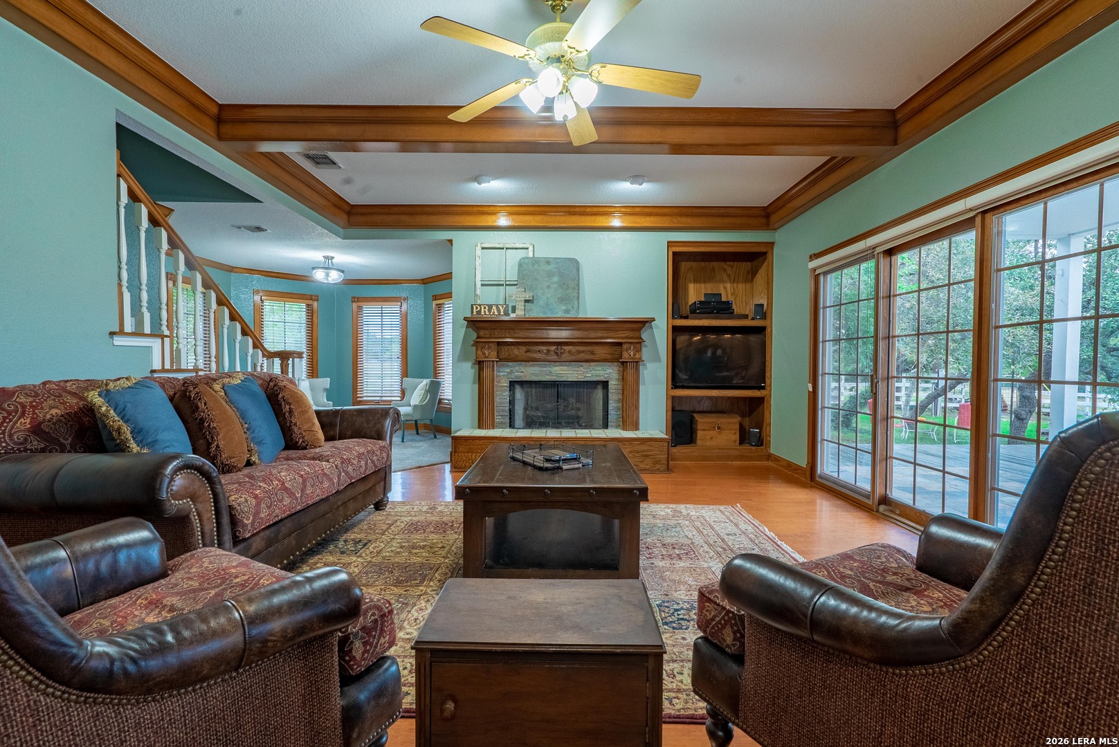 1985 State Loop 481 Junction, TX 76849 - Photo 19 of 37 a living room with furniture and a fireplace