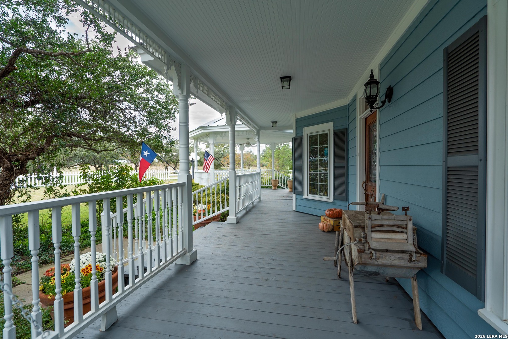 1985 State Loop 481 Junction, TX 76849 - Photo 33 of 37 a view of a deck with wooden floor and outdoor seating