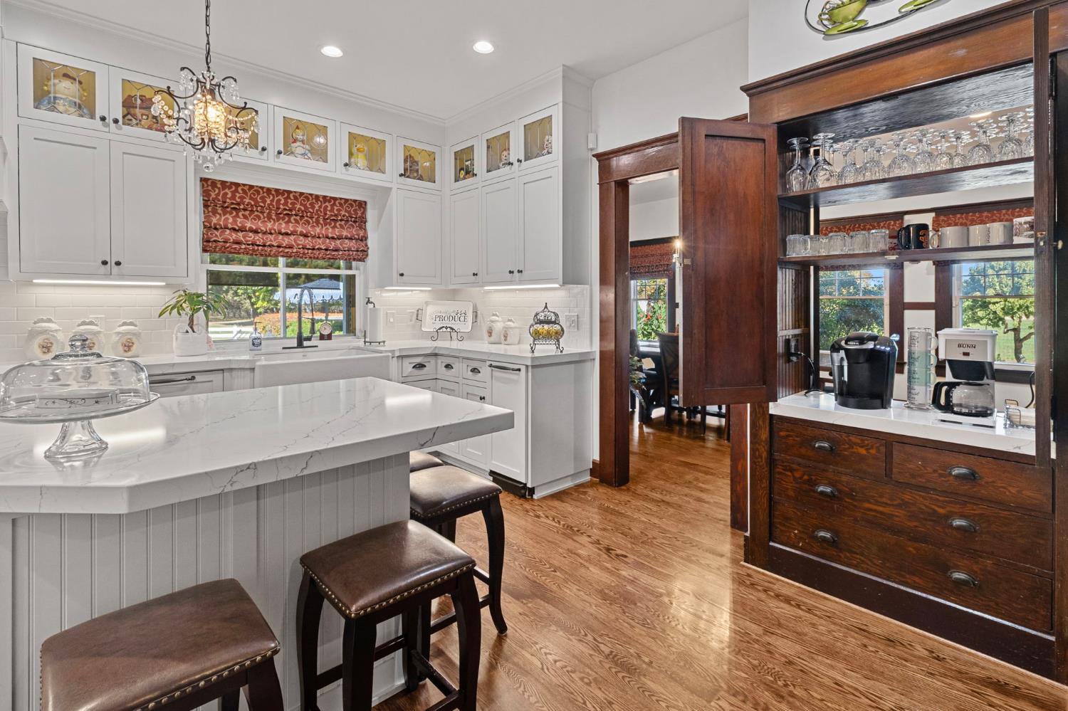 5237 Crows Landing Road Modesto, CA 95358 - Photo 19 of 87 a kitchen with granite countertop a sink cabinets and stainless steel appliances