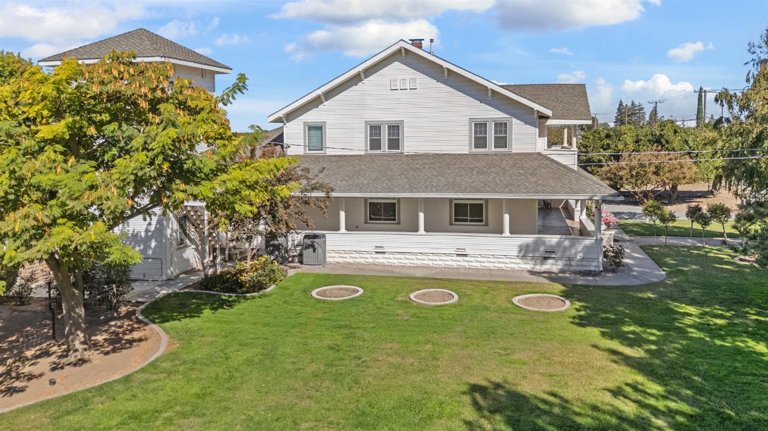 5237 Crows Landing Road Modesto, CA 95358 - Photo 87 of 87 a front view of house with yard and swimming pool