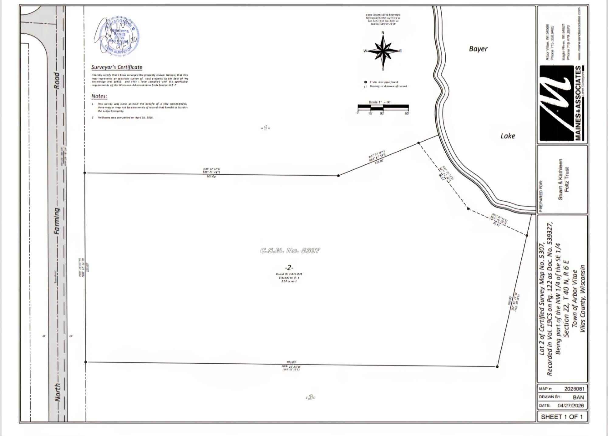 On North Farming Road North, Unit LOT 2 Woodruff, WI 54568 - Photo 36 of 37 Gallery Image 36