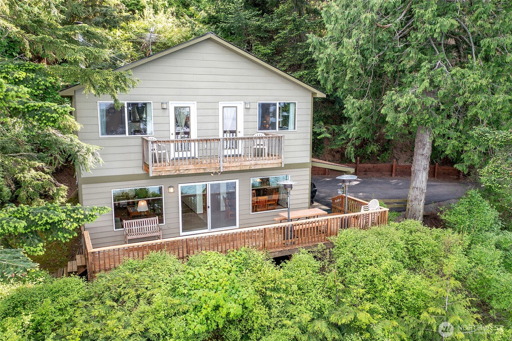 673 Raccoon Point Road Orcas Island, WA 98245 - Photo 7 of 40 front view of a house with a yard