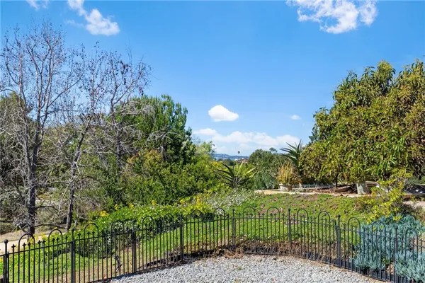 a view of a garden