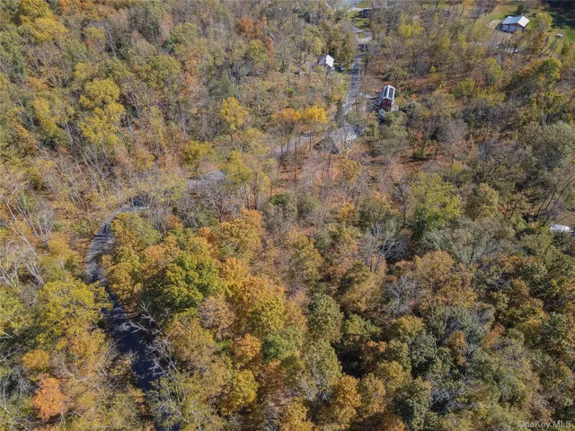 a view of a covered with green space