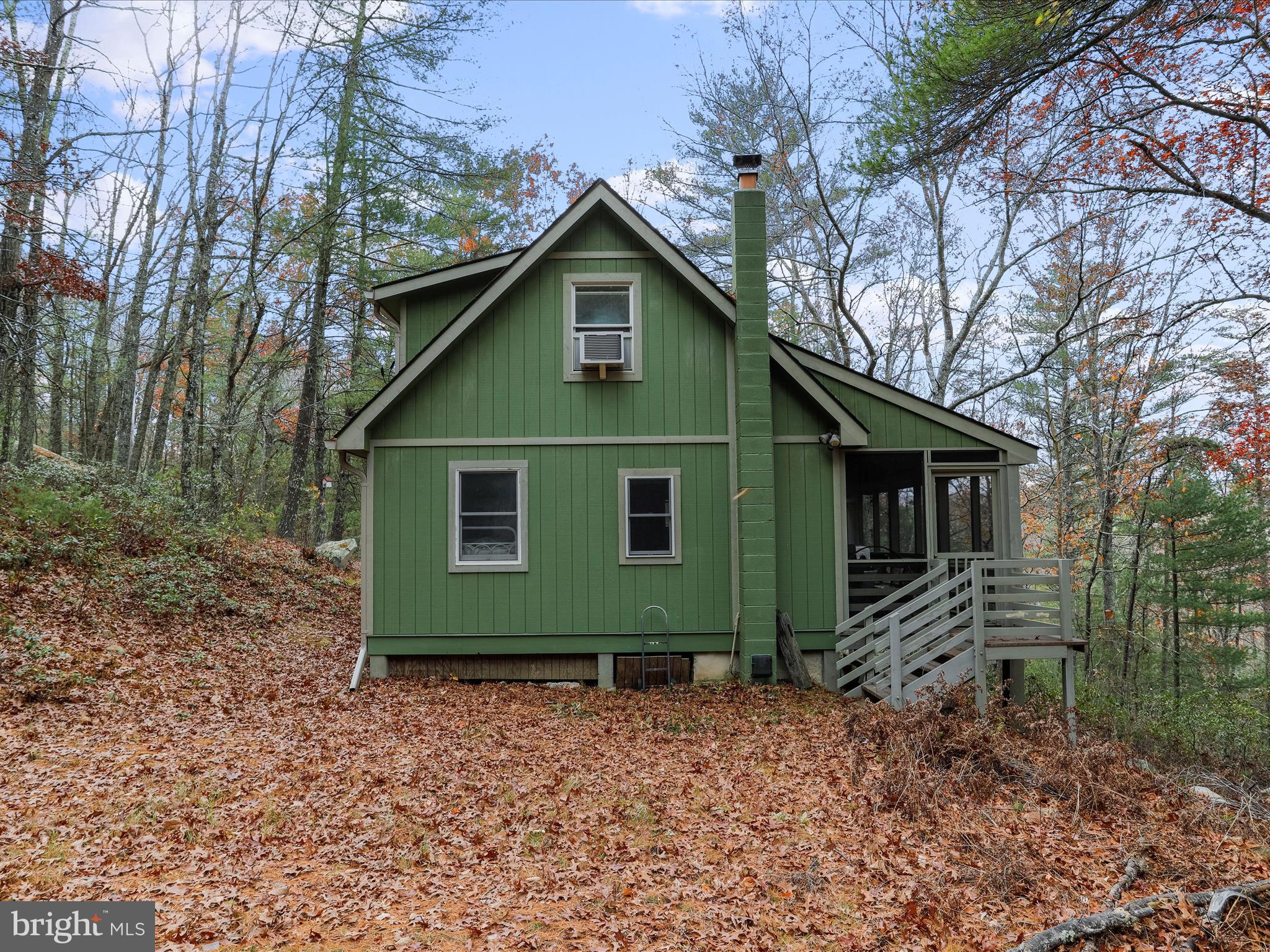 233 High Cliff Road Capon Bridge, WV 26711 - Photo 10 of 42 Private side-yard view of home