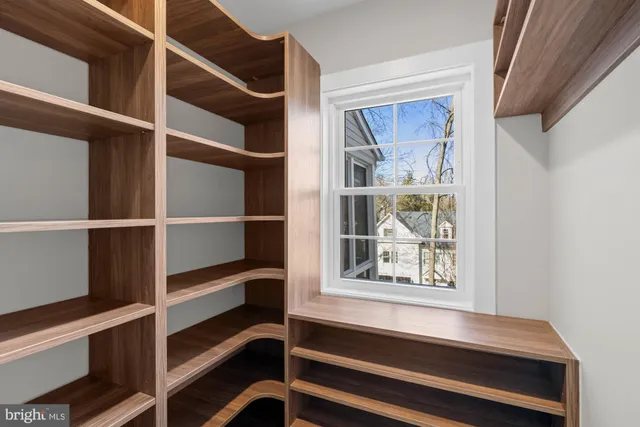 a view of a room with closet