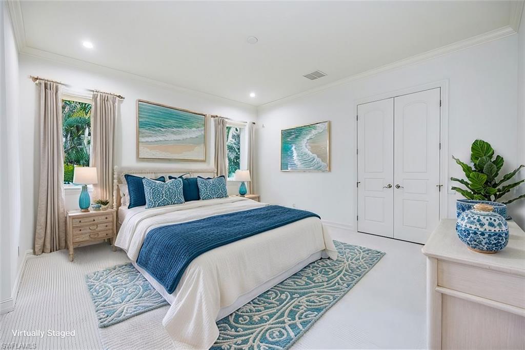 3110 Crayton Road Naples, FL 34103 - Photo 19 of 38 Virtually Staged - Guest bedroom with en-suite bathroom.